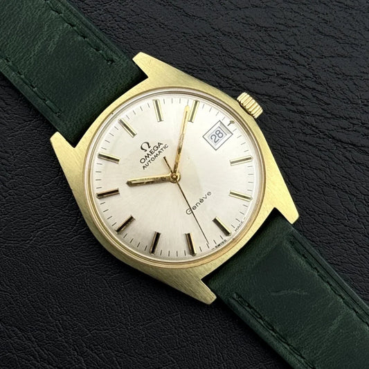 OMEGA Genève Automatic Good Condition Green Strap [REF. 166.041]