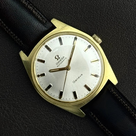 Vintage OMEGA Geneve Automatic Gold Rare Serviced [REF. 165.041]