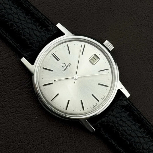 Vintage OMEGA Geneve Date Perfect Condition Mint Serviced [REF. 136.0104]