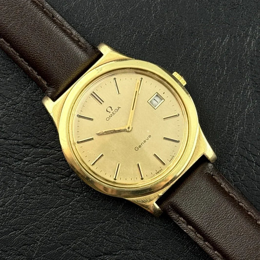 Vintage OMEGA Genève Gold Date [REF. 136.0102]