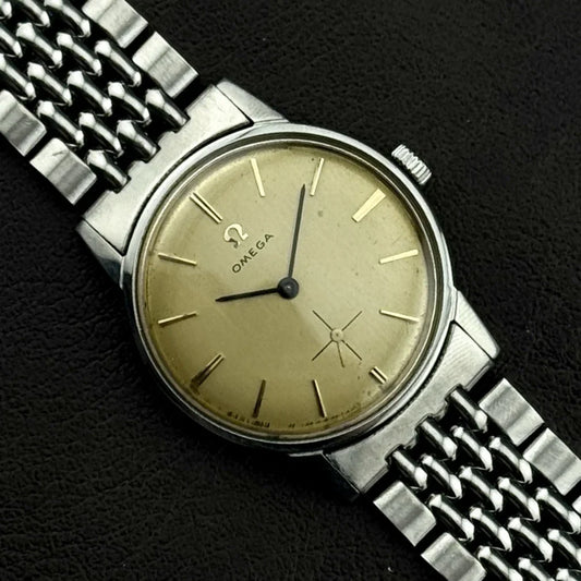 Vintage OMEGA Seamaster Steel Old Money Gold Dial [REF. 136.012]