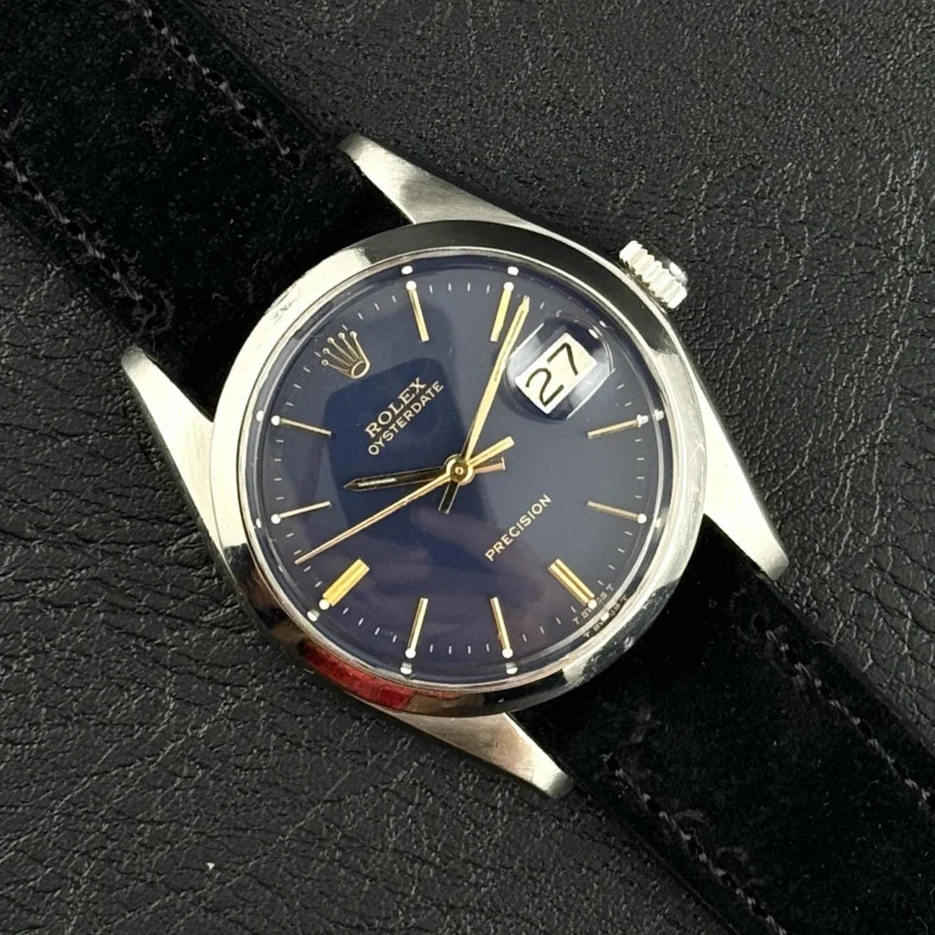 Vintage ROLEX Oyster Precision Rare Blue Dial [REF. 6694]