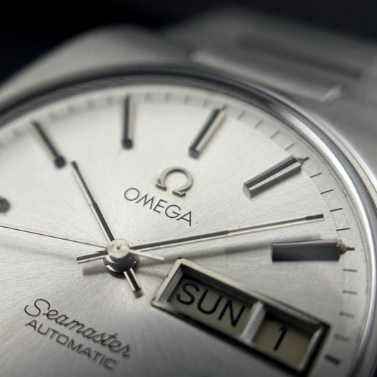 OMEGA Seamaster Automatic Day Date Steel Bracelet Rare [REF. 166.0216.3]